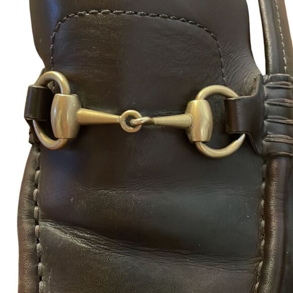 Gucci Mens Brown Horsebit Leather loafers size 9.5 D - Picture 7 of 7